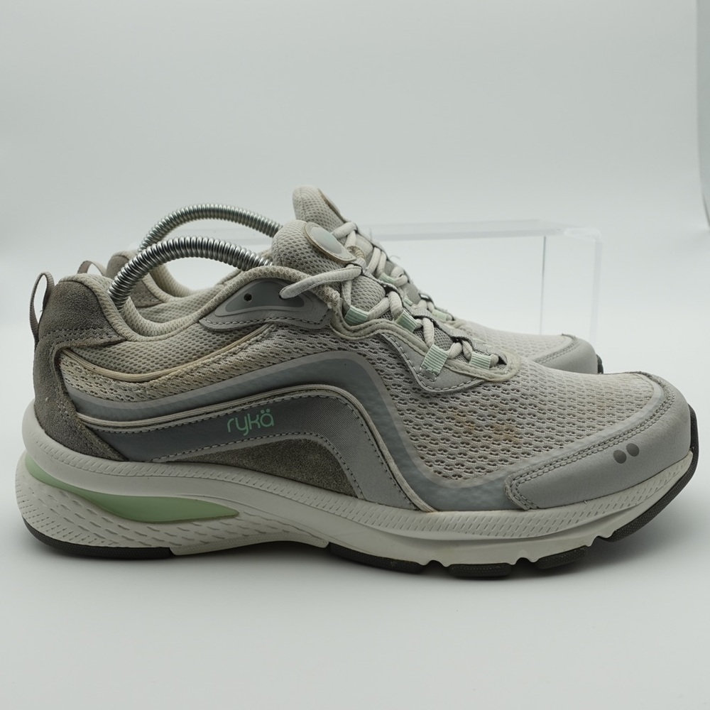 Ryka Belong Women Size 9.5 W Shoes Gray Running Sneakers Athletic Lace Up